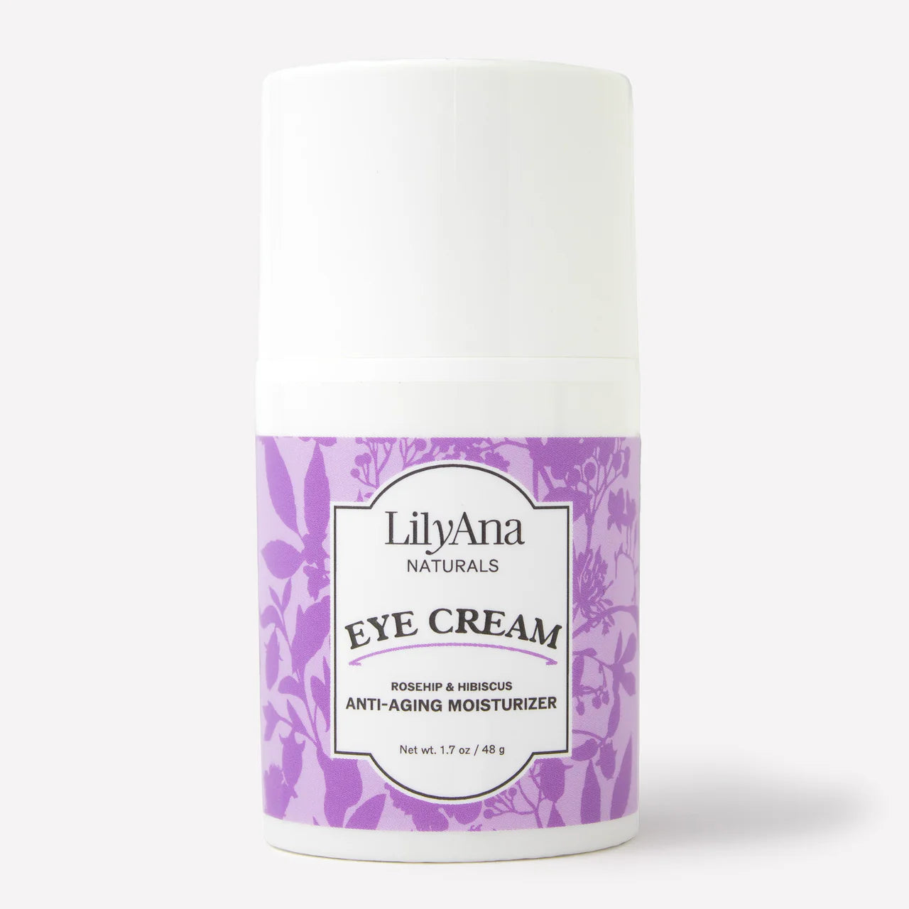 LilyAna Naturals Eye Cream -Rosehip & Hibiscus, Anti-aging Moisturizer