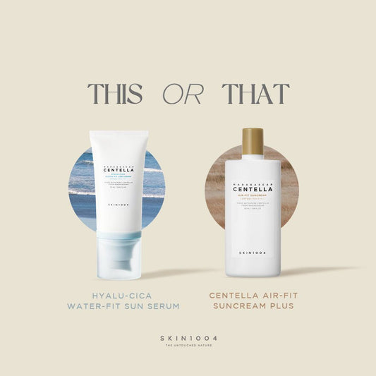 Radiance Under the Sun: A Comparison of SKIN1004's Bestselling Sunscreens