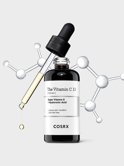 COSRX The Vitamin C 13 Serum – bottle & dropper 