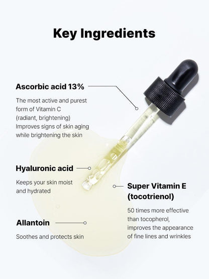 COSRX The Vitamin C 13 Serum – ingredient callouts