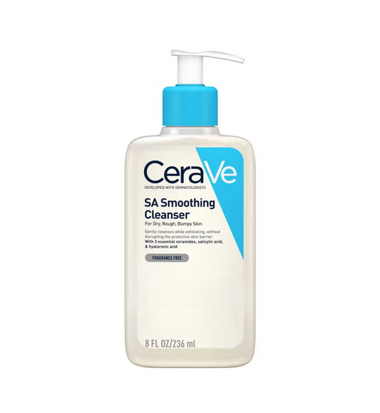 Limpiador suavizante CeraVe SA con ácido salicílico y ceramidas - 236 ml
