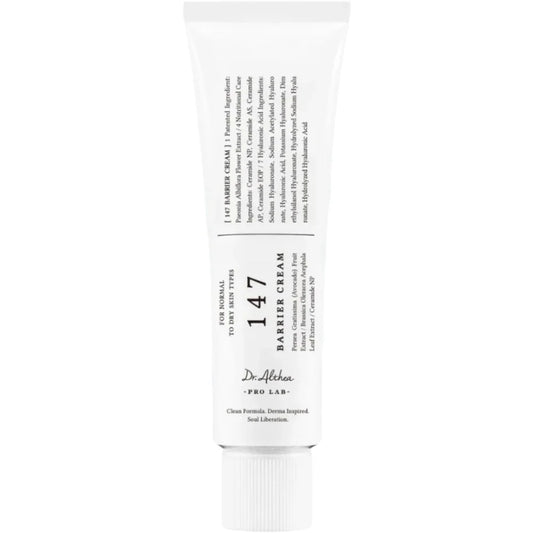 Tube of Dr. Alfredo 147 Barrier Cream on a white background
