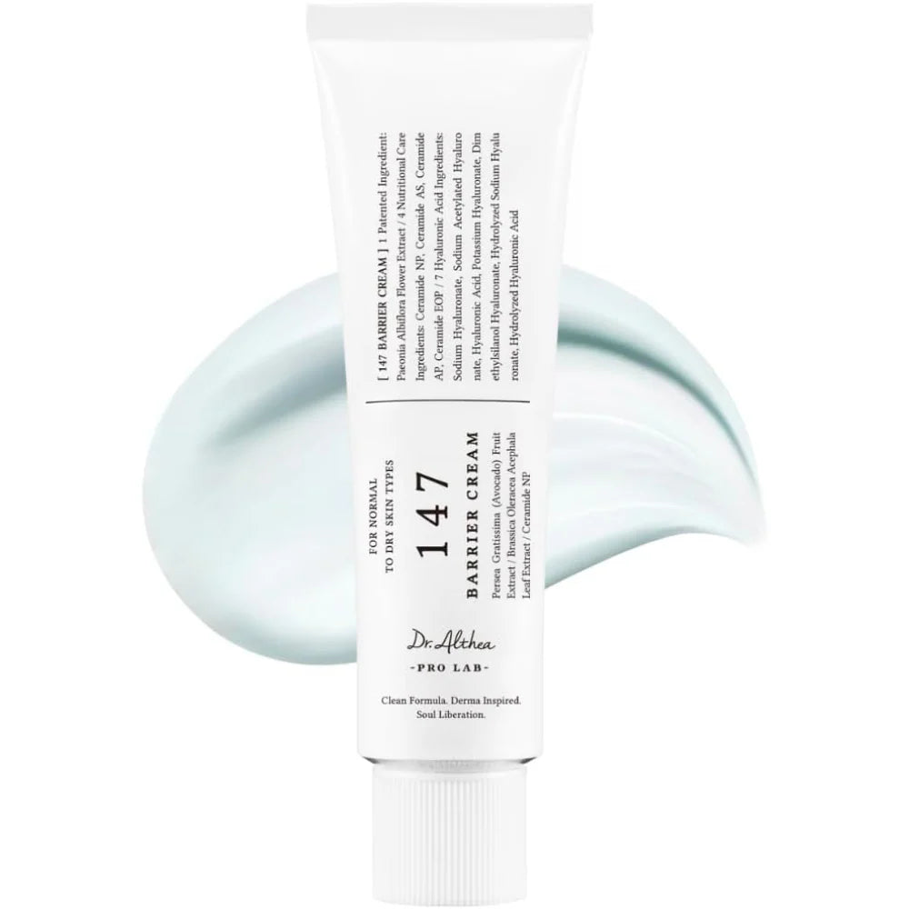 Tube of Dr. Aethera Barrier Cream with a white background