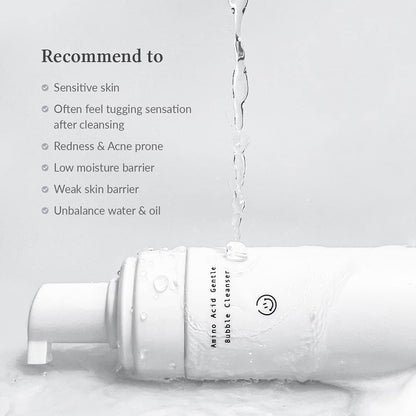 Dr. Althea Bubble Cleanser recommended for sensitive, acne prone skin. Helps balance moisture, reduce redness, and strengthen the skin barrier