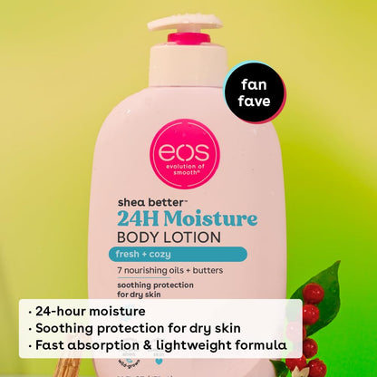 EOS Shea Better 24H Body Lotion - Fresh + Cozy (473ml)