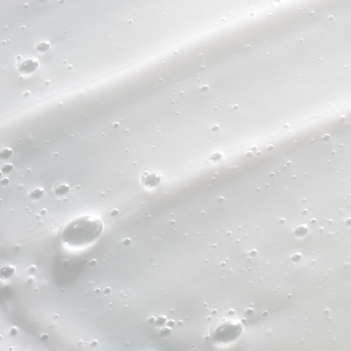 Close-up of a white foam with bubbles