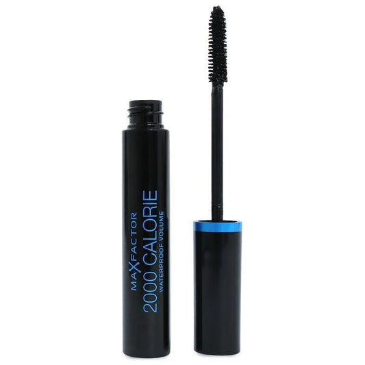Max Factor 2000 Calorie mascara with black wand on a white background