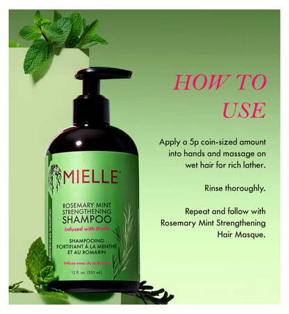 Mielle Organics Rosemary Mint Strengthening Shampoo 355ml
