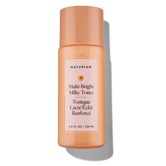Naturium Multi-Bright Milky Toner bottle on a white background
