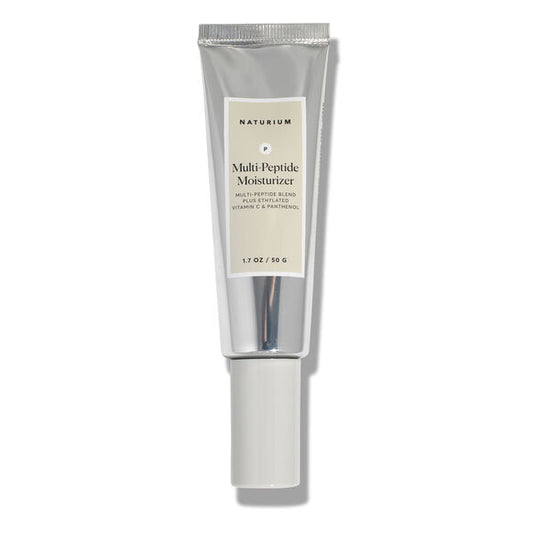 Naturium Multi-Peptide Moisturizer tube on a white background