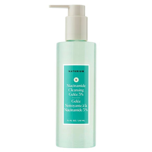 Naturium Niacinamide Cleansing Gel bottle on a white background