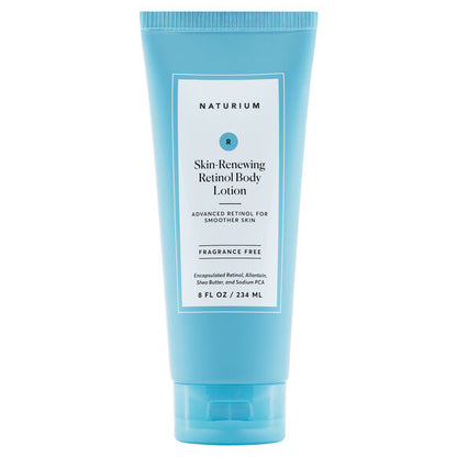 Naturium Skin Renewing Retinol Body Lotion tube on a white background