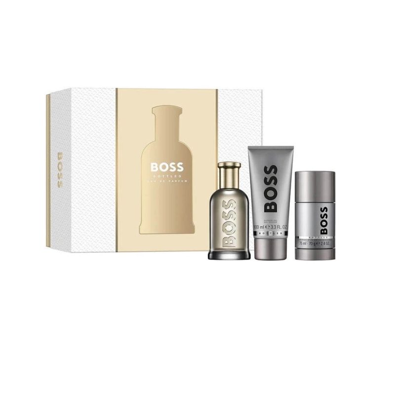 Hugo Boss Boss Bottled Gift Set (100ml EDP + 100ml Shower Gel + 75g Deodorant Stick)