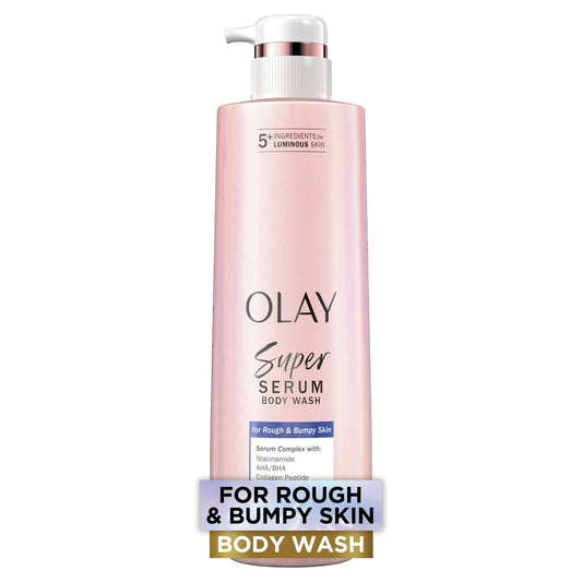Olay Super Serum Body Wash for Rough & Bumpy Skin – 18.5 oz