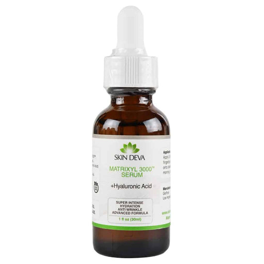 Skin Deva Matrixyl 3000 Serum bottle with dropper on a white background