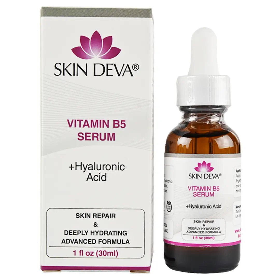 Skin Deva Vitamin B5 Serum with packaging on a white background