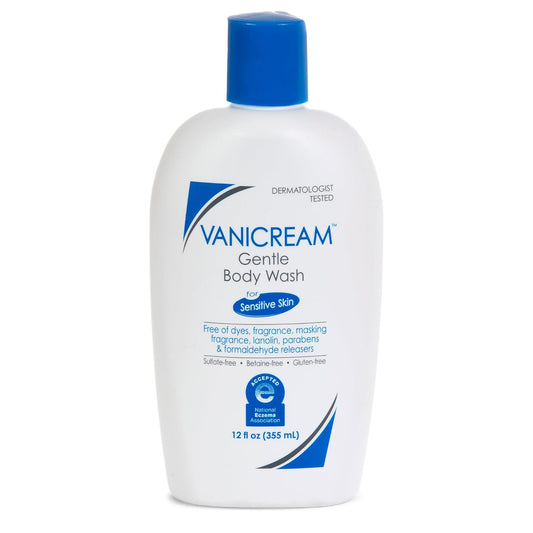 Vanicream Gentle Body Wash bottle on a white background
